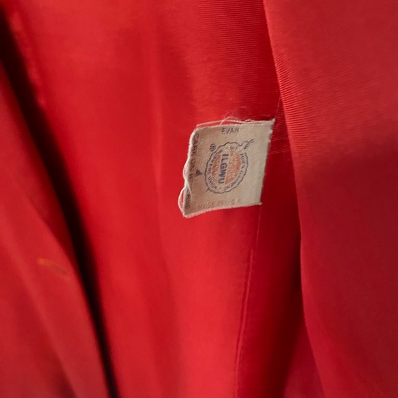 Vintage Red Double-breasted Blazer - Picture 8 of 15